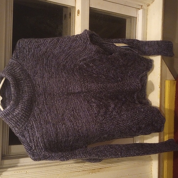 NWT Simply Vera Funnel Neck Sweater Beautiful XL Sky Captain - Picture 3 of 3